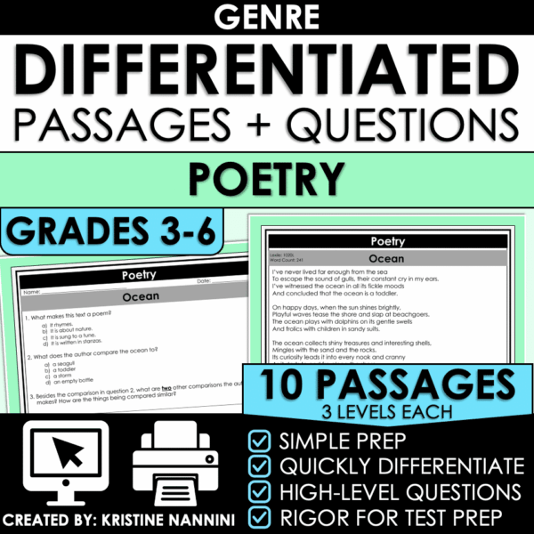 Poetry Genre Passages