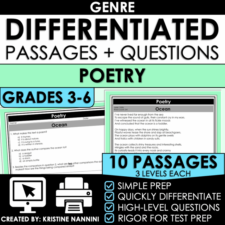 Poetry Genre Passages