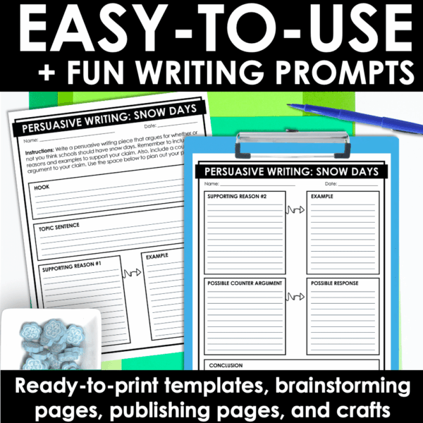 Slide3 Winter Writing Craftivities