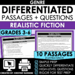 Realistic Fiction Differentiated Reading Comprehension