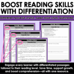 Realistic Fiction Differentiated Reading Comprehension