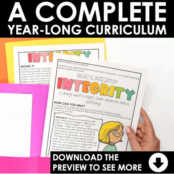 Slide4 Character Education Unit BUNDLE