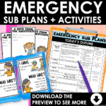 4th Grade Emergency Sub Plans
