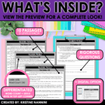 Realistic Fiction Differentiated Reading Comprehension