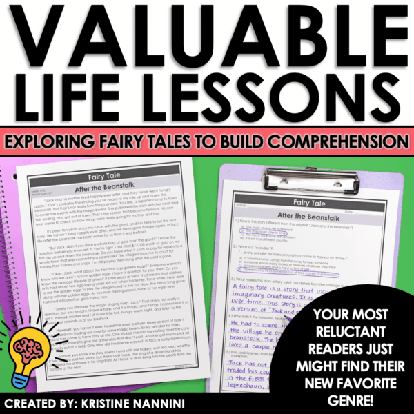 Slide7 Fairy Tale Genre Reading Comprehension Passages Differentiated
