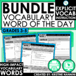 Vocabulary Word of the Day Program BUNDLE