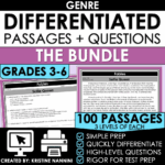 Genre Reading Comprehension Passage Bundle