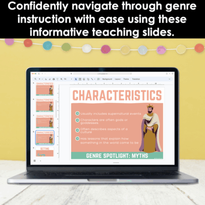 Introduction to Genre Posters Teaching Unit with Anchor Charts, Slides and Task Cards - Image 2