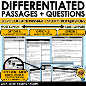 Analyzing Characters Reading Comprehension Intervention Toolkit