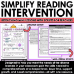 Reading Intervention Compare and Contrast for Differentiated ELA and Targeted Comprehension Skill Instruction