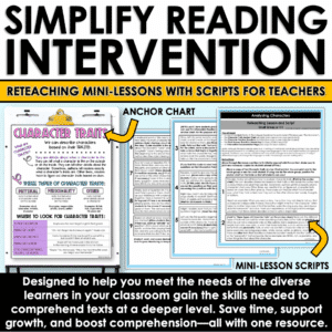 Analyzing Characters Reading Comprehension Intervention Toolkit