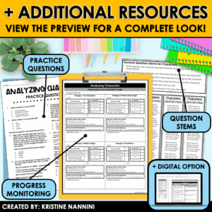 Analyzing Characters Reading Comprehension Intervention Toolkit