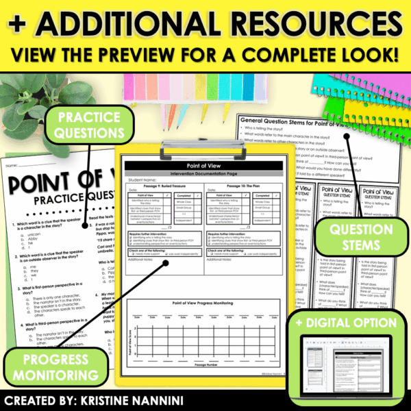 Slide4 Point of View Reading Comprehension Intervention Toolkit
