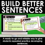 Developing Sentences Student Practice Slides